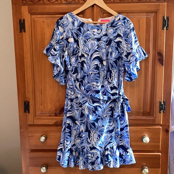 Lilly Pulitzer Darlah dress size 14 You’re the Zest - Picture 3 of 7